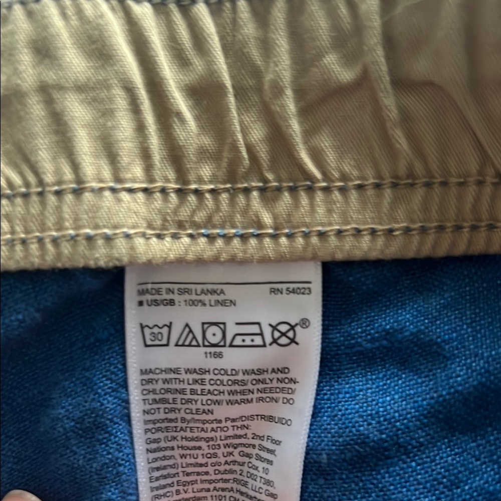 100% linen cotton shorts - Picture 3 of 6